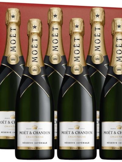 LOCATION 7 jours - Pack "Célébration Gold" : Set de 6 Bouteilles Moët & Chandon – Réserve Impériale 🥂✨